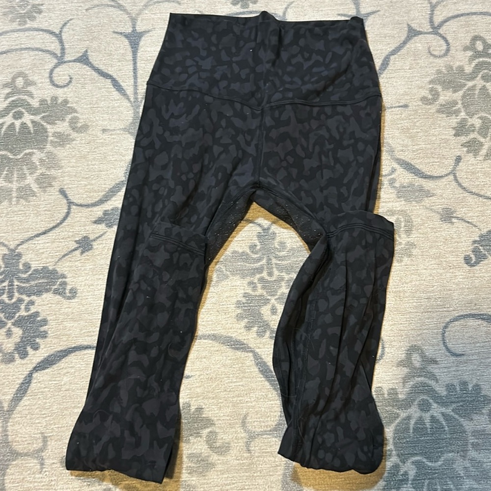 Lululemon leopard leggings